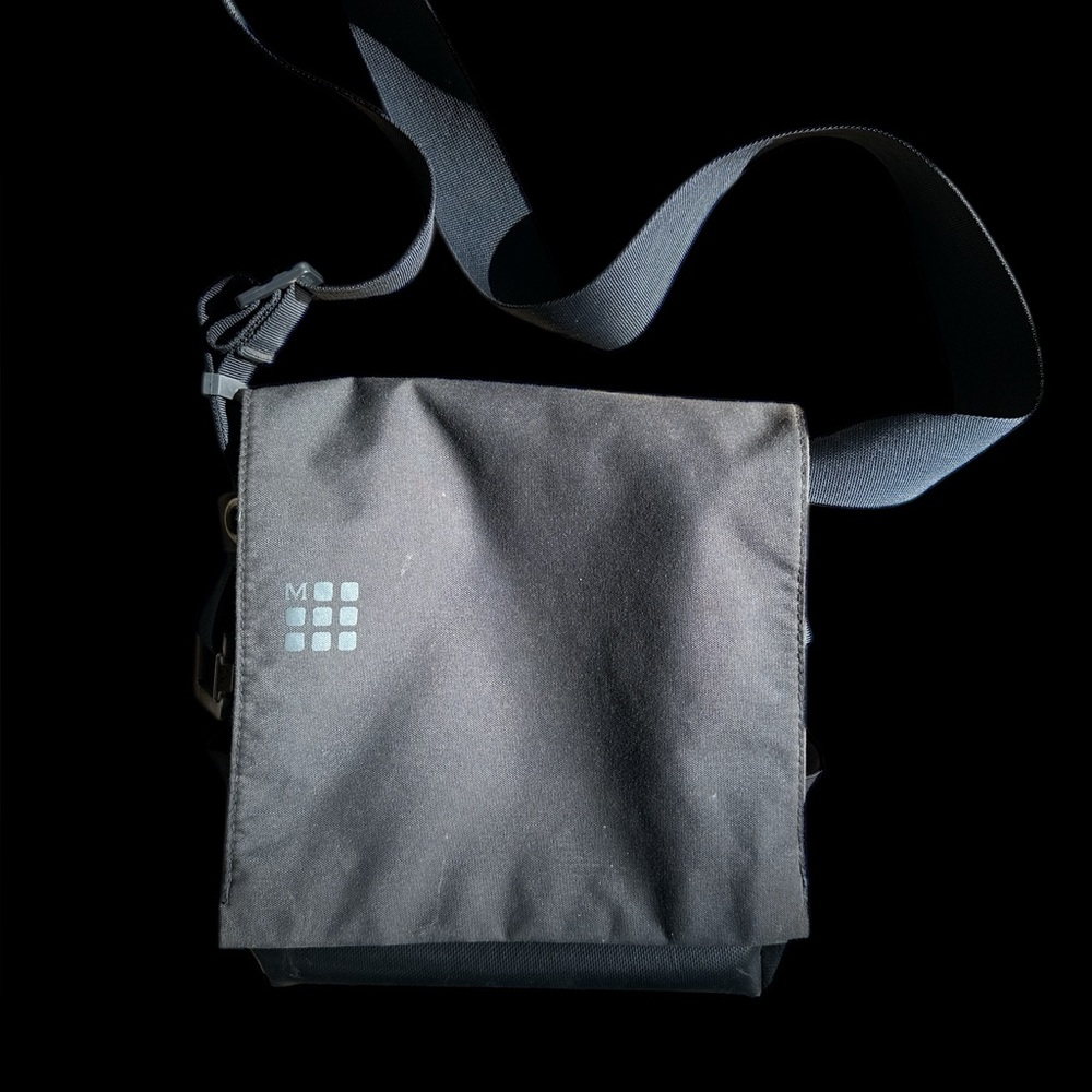 Moleskine mycloud reporter messenger bag 10x11 paynes gray Crossbody Bag